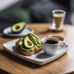 avocado toast with black coffee