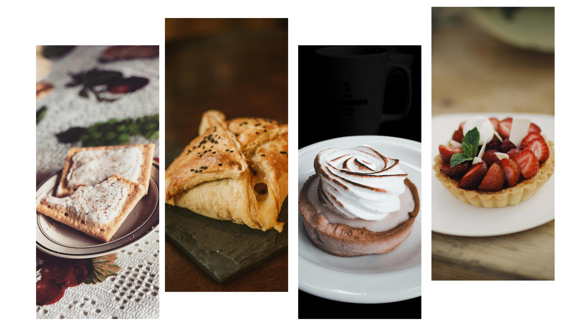 artisanal pastries collage