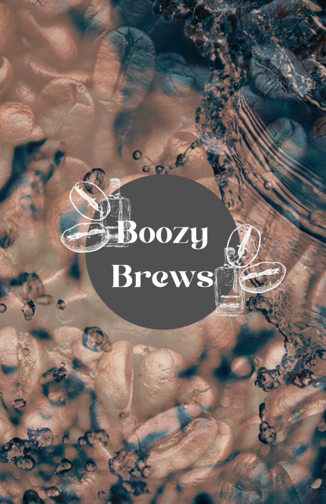 Boozy Brews menu