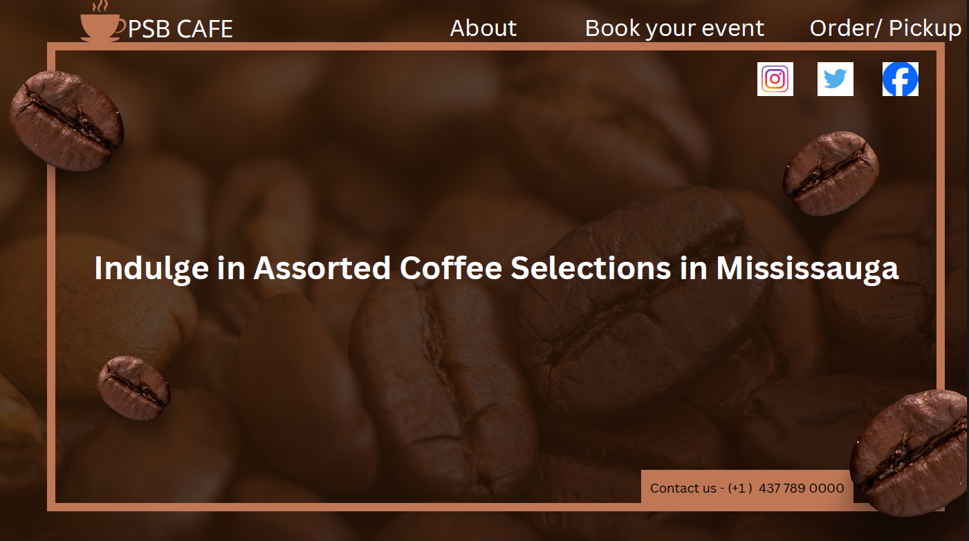 Indulge in Assorted Coffee Selections in Mississauga