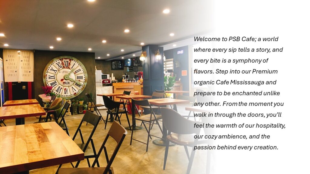 Cozy Premium Organic Cafe Mississauga
