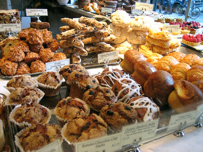 Vegan baked goods at the PSB eco-friendly Cafe in Toronto