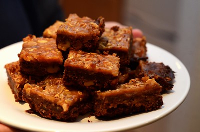 vegan baked goods on a plate from the PSB cafe
