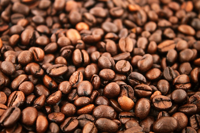a close up of eco-friendly coffee beans