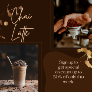 handcrafted chai latte