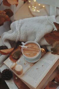 Coffee with book