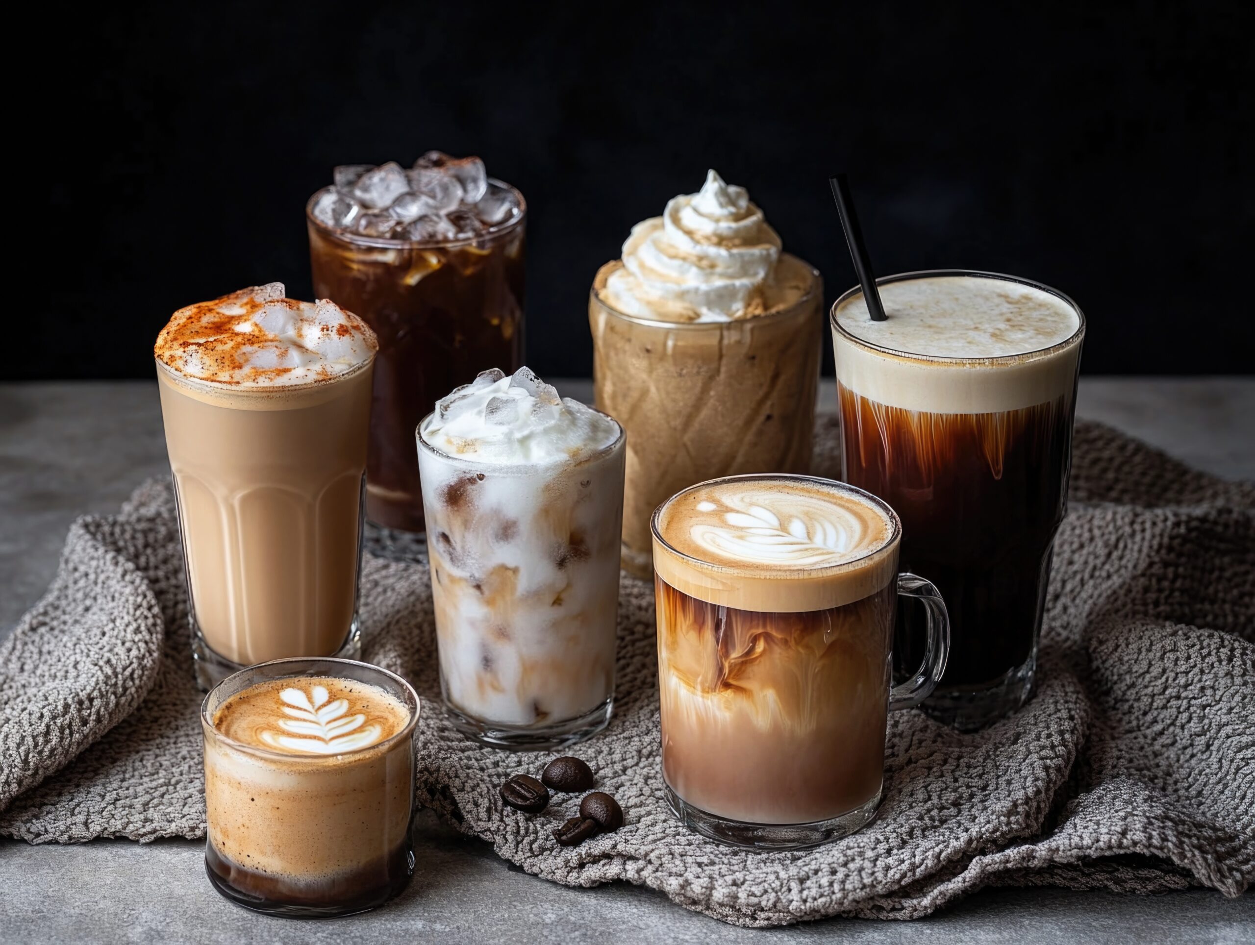 Customized coffee made with automation