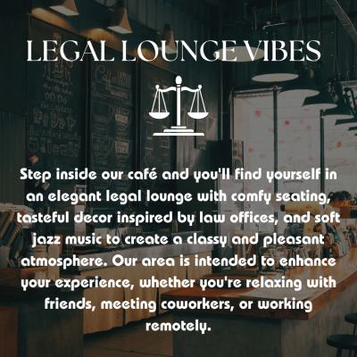 Legal Lounge Of Suits Theme Cafe